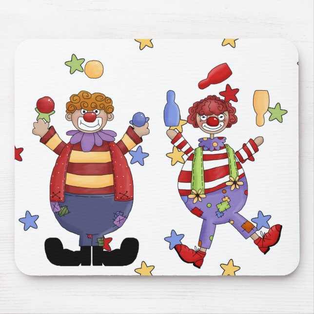 Mousepad  Circus Clowns (Front)