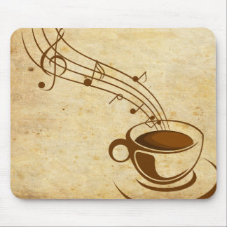 Mousepad coffee with music