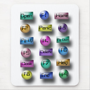 Mousepad - Computer buttons