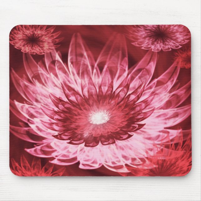 Mousepad Fantasy Flowers Red (Front)