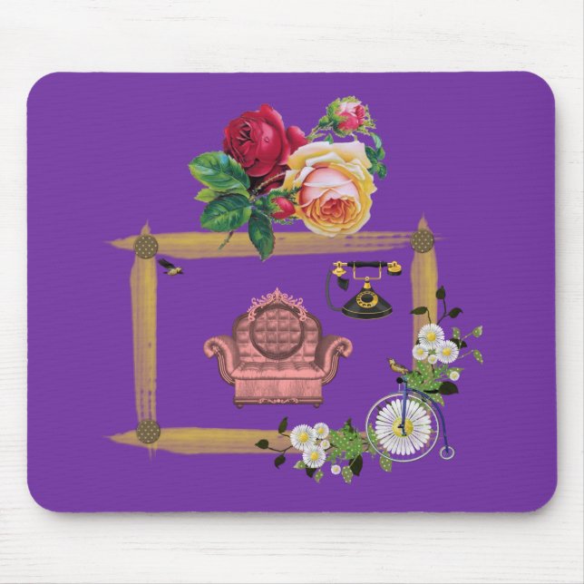 Mousepad Floral (Front)