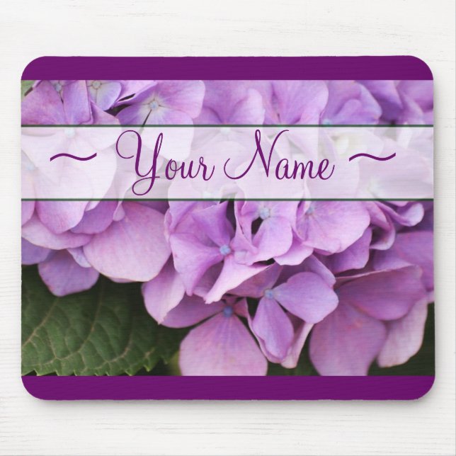 Mousepad ~ Floral :: Personalized (Front)