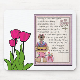 Mousepad-Granddaughter-Lucky Penny-Glue On Penny Mouse Pad