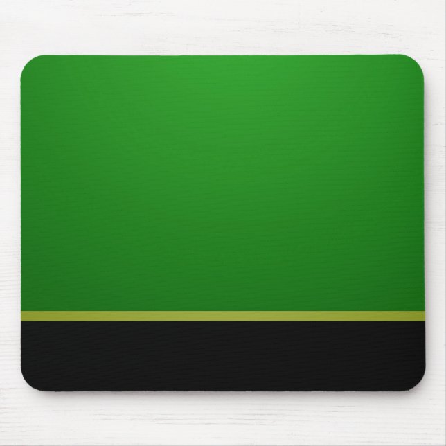 Mousepad Green Lime BlackMousemat (Front)