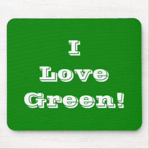 Mousepad I Love Green