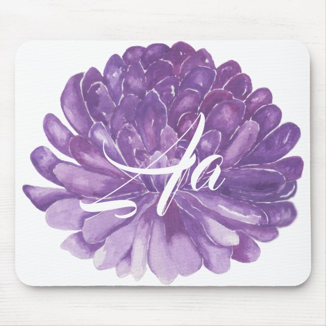 Mousepad "Lavender Flower/Watercolor Sketch" (Front)