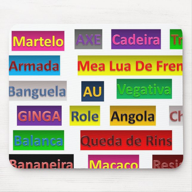 mousepad martial arts capoeira love (Front)