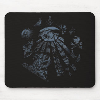 Mousepad Masonic Fantasy Blue