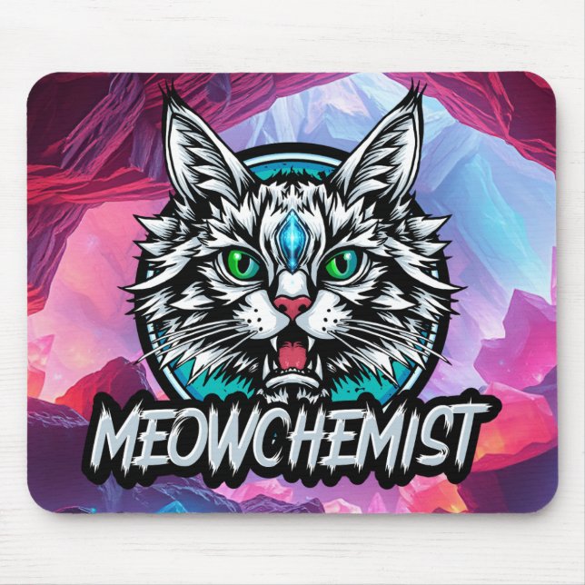 Mousepad (MEOWCHEMIST CRYSTAL) (Front)