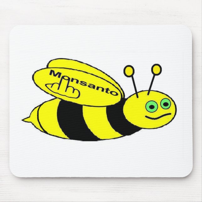 Mousepad Monsanto Bee Flip (Front)