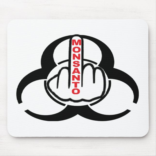 Mousepad Monsanto Bio Hazard Flip (Front)