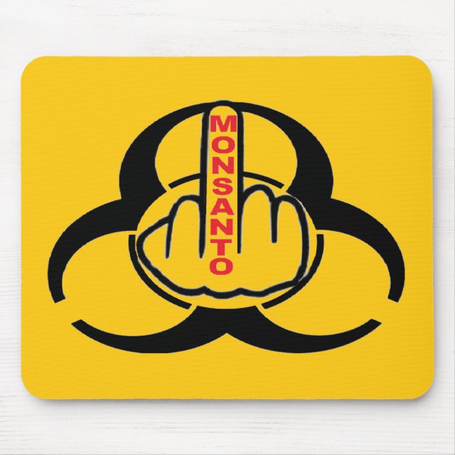 Mousepad Monsanto Bio Hazard Flip (Front)