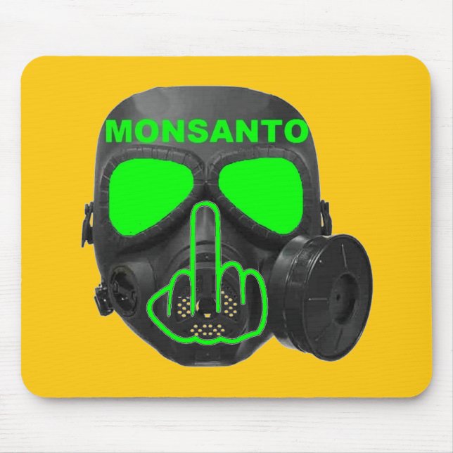 Mousepad Monsanto Gas Mask Flip (Front)