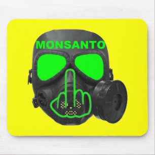 Mousepad Monsanto Gas Mask Flip