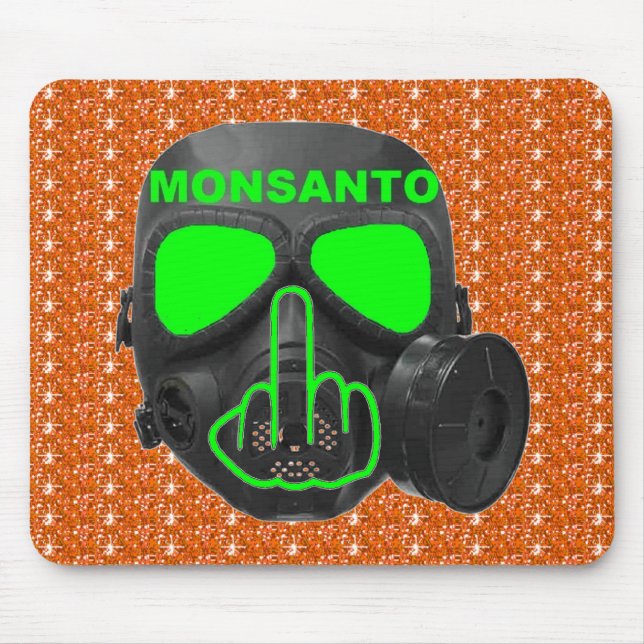 Mousepad Monsanto Gas Mask Flip (Front)