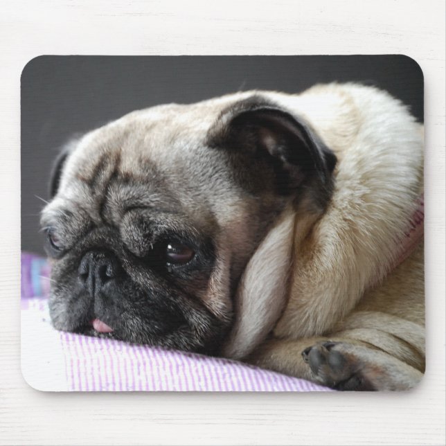 Mousepad Mops Carlin Pug (Front)