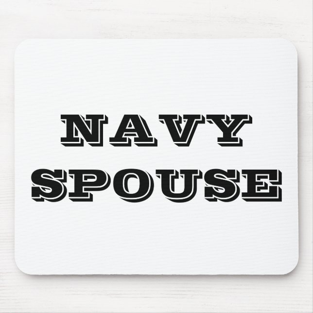 Mousepad Navy Spouse (Front)