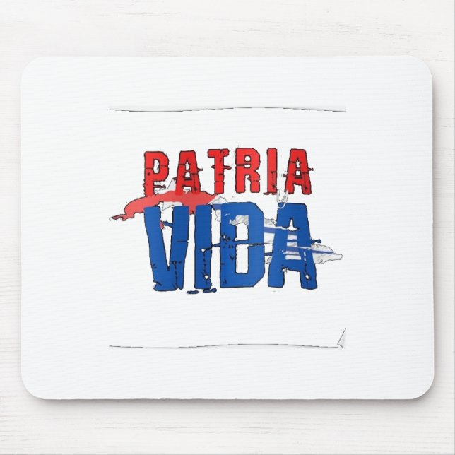Mousepad Patria y Vida (Front)