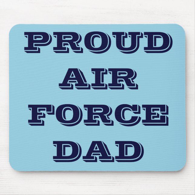 Mousepad Proud Air Force Dad (Front)