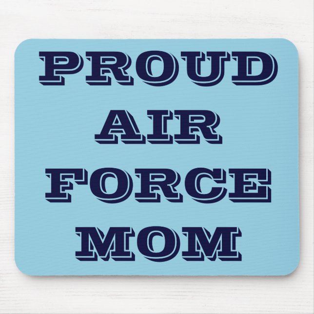 Mousepad Proud Air Force Mom (Front)