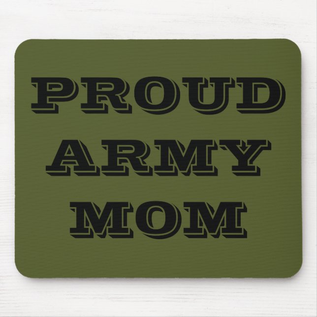 Mousepad Proud Army Mom (Front)