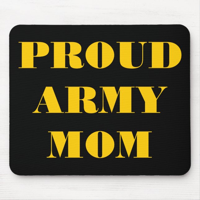 Mousepad Proud Army Mom (Front)