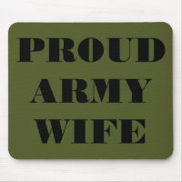 Mousepad Proud Army Wife