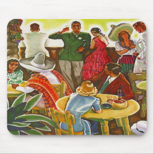Mousepad ~ Retro Mid-Century South Of The Border