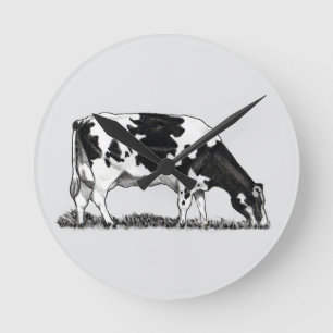 Mousepad Round Clock