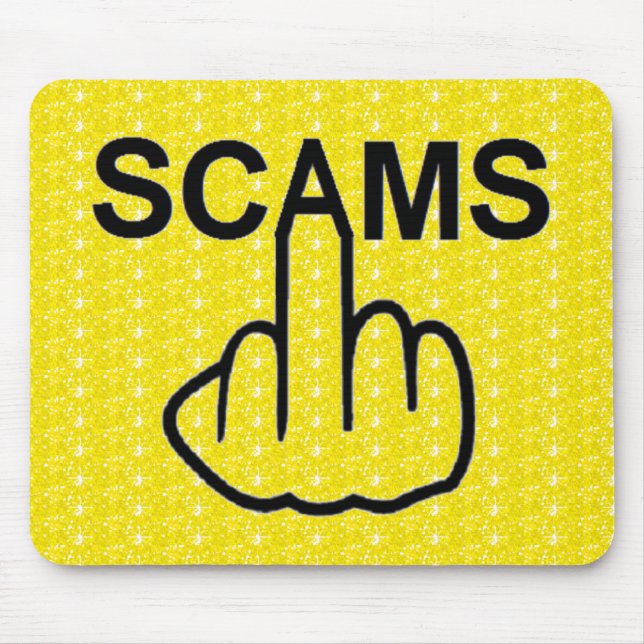 Mousepad Scams Flip (Front)