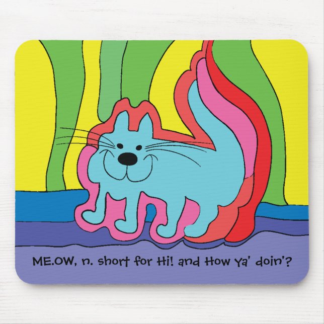 Mousepad "Toon/MEOW Hi" (Front)
