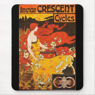 Mousepad Vintage American Crescent Cycles