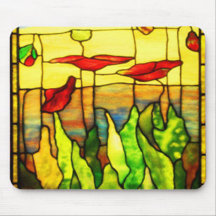 Mousepad-Vintage Stained Glass Art-23 Mouse Pad