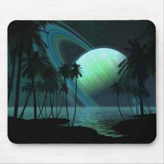 Mousepad with a planet