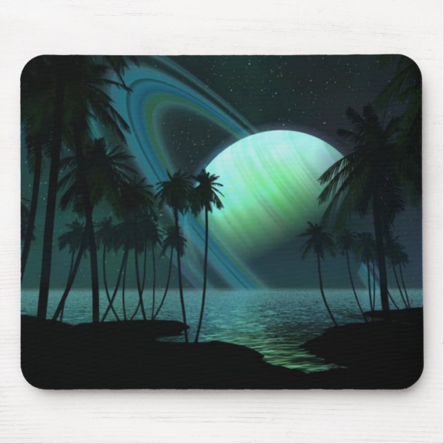 Mousepad with a planet (Front)