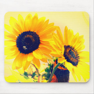 Mousepad with a Sunflower design