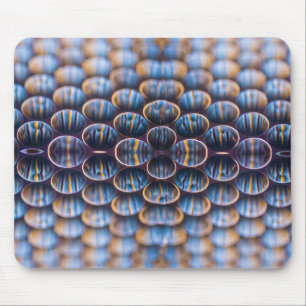 Mousepad with Abstract Futuristic Honeycomb Image
