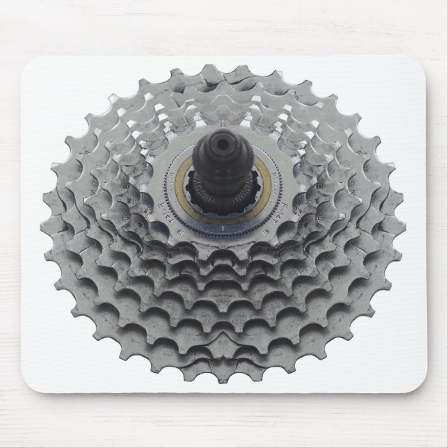 Mousepad with Bike Sprocket (Front)