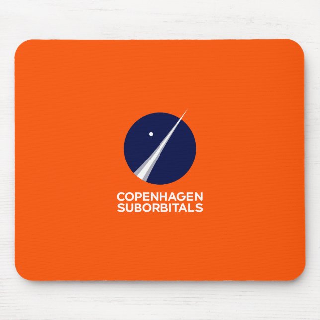 Mousepad with Copenhagen Suborbitals Logo (Front)