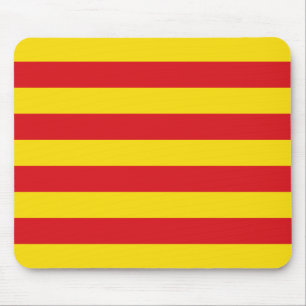 Mousepad with Flag of Catalonia