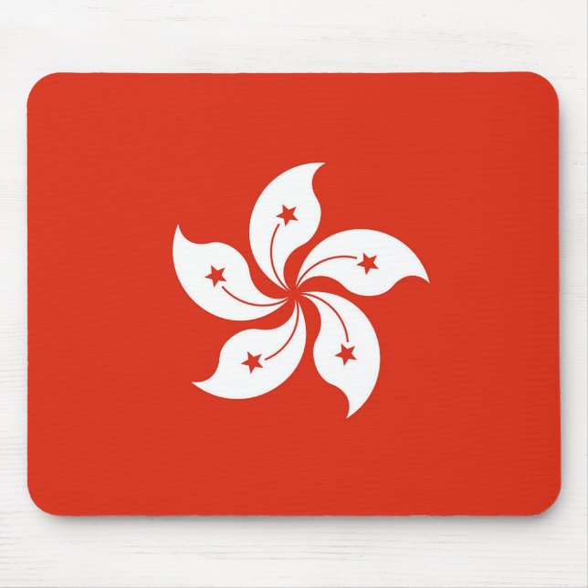 Mousepad with Flag of Hong Kong, China (Front)