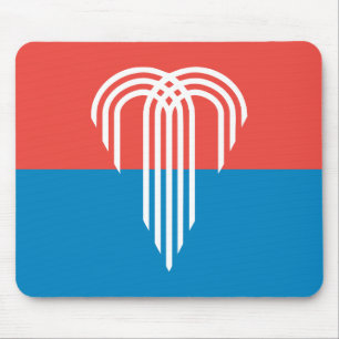 Mousepad with Flag of Kansas City, Missouri
