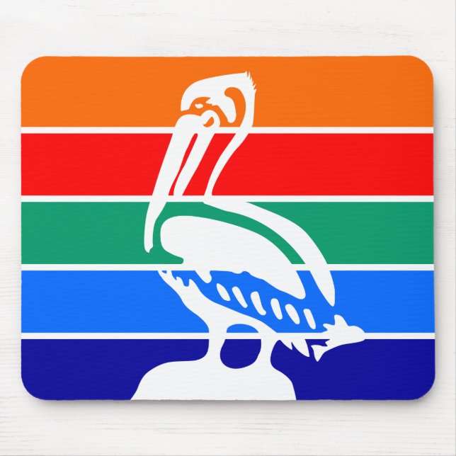 Mousepad with Flag of St. Petersburg, Florida (Front)