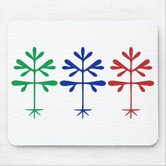 Mousepad with Triple Sapling Graphic