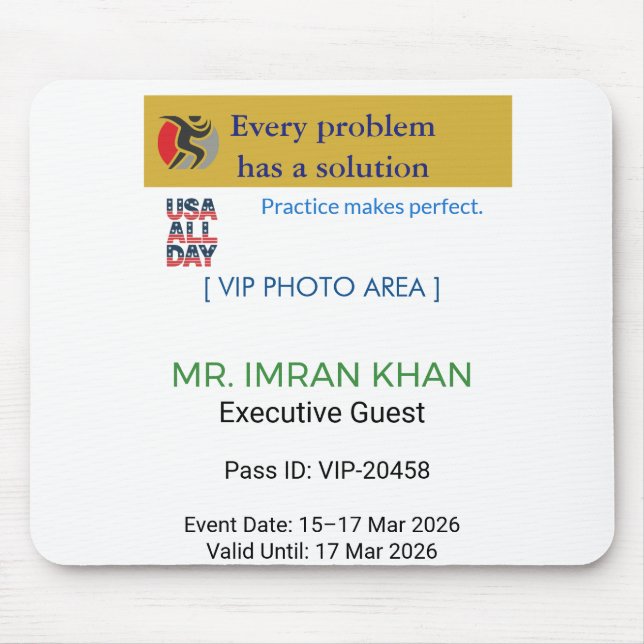 Mousepads | Photo | Birthday | Custom (Front)