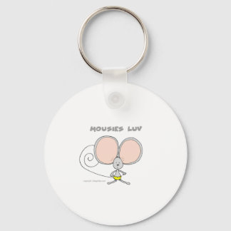 Mousies Luv paper plate for parties Keychain