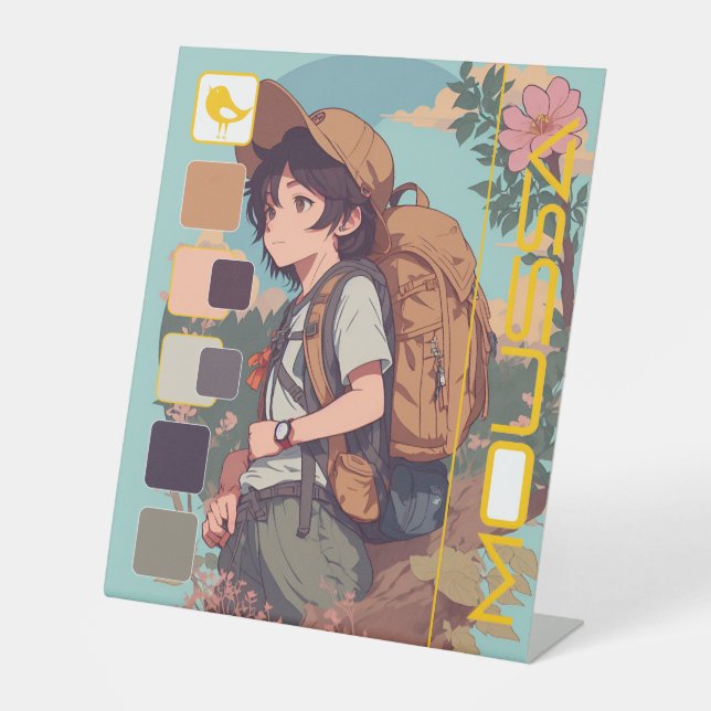 MOUSSA  PEDESTAL SIGN (Front)