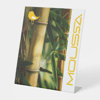 MOUSSA PEDESTAL SIGN