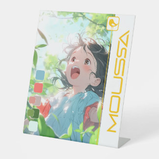 MOUSSA  PEDESTAL SIGN