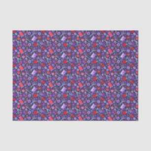 Mousseline Accueil Hobby papier à coudre Collage Motif bleu r